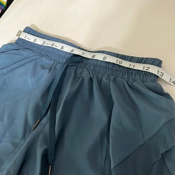 NWT Halara Drawstring Contrast Mesh 2 in 1 shorts Women’s XS - Picture 13 of 14